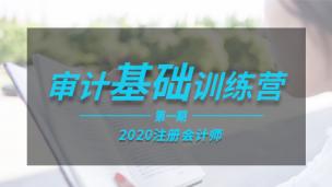 审计基础训练营（一）