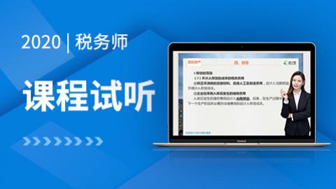 税务师正课试听 
